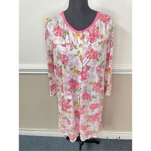 Lati Fashion Floral Nightgown Size Medium